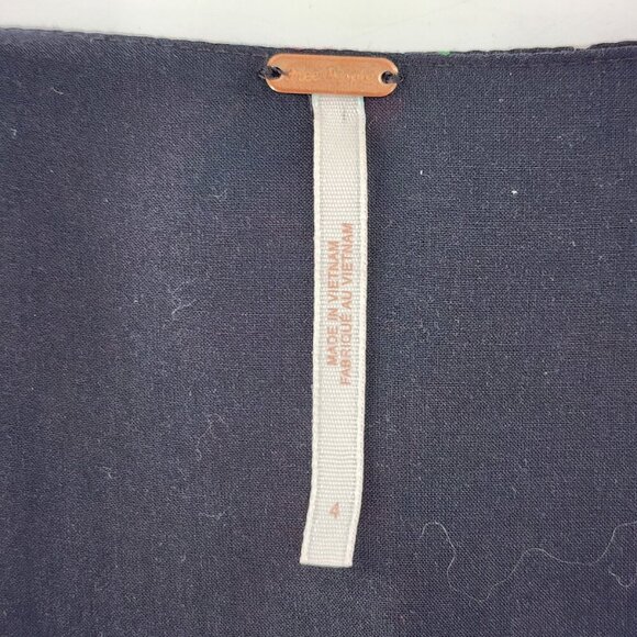 FREE PEOPLE Morning Light Midi Dress in Black Poppy Floral/Polka Dot - Picture 6 of 7